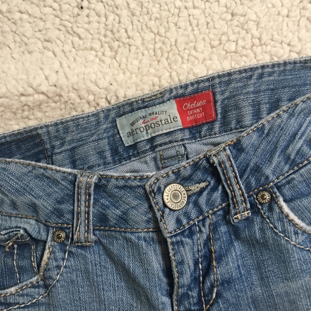 Aeropostale Long Chelsea Skinny Bootcut Jeans